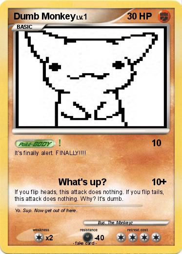 Pokemon Dumb Monkey