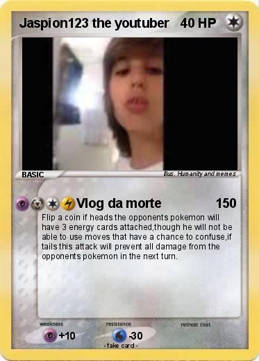 Pokemon Jaspion123 the youtuber