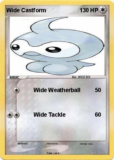Pokemon Wide Castform