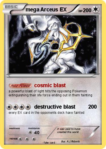 Pokemon mega Arceus EX