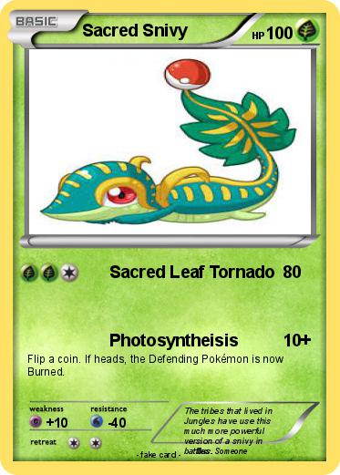 Pokemon Sacred Snivy