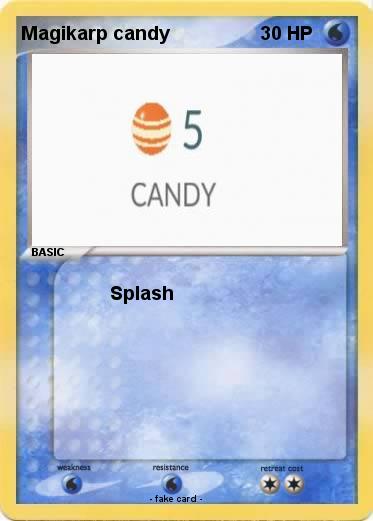 Pokemon Magikarp candy