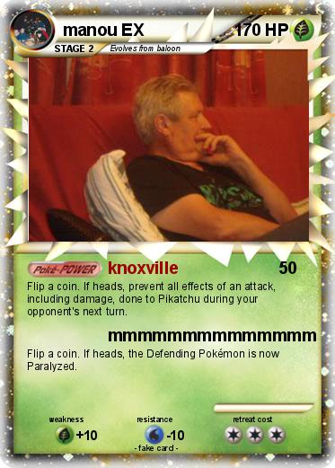 Pokemon manou EX
