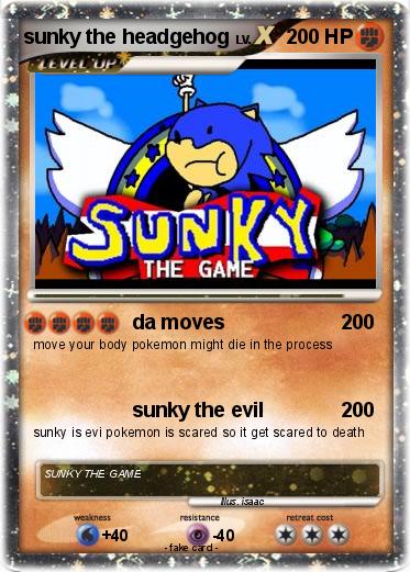 Pokemon sunky the headgehog