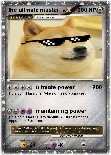 Pokemon the ultmate master