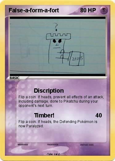 Pokemon False-a-form-a-fort