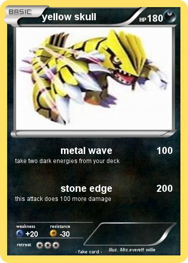 Pokemon yellow skull