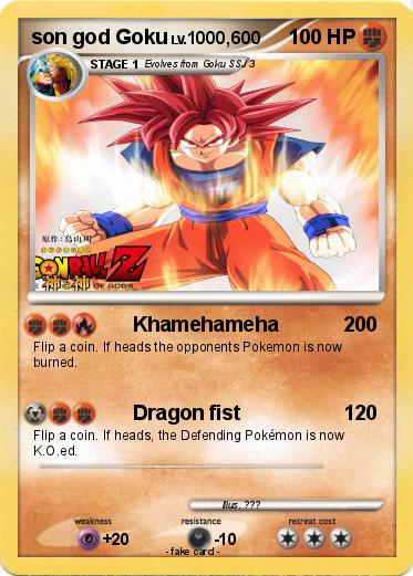 Pokemon son god Goku