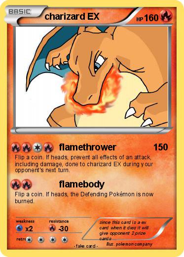 Pokemon charizard EX