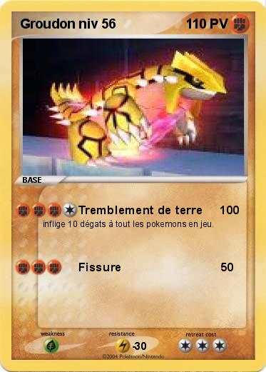 Pokemon Groudon niv 56