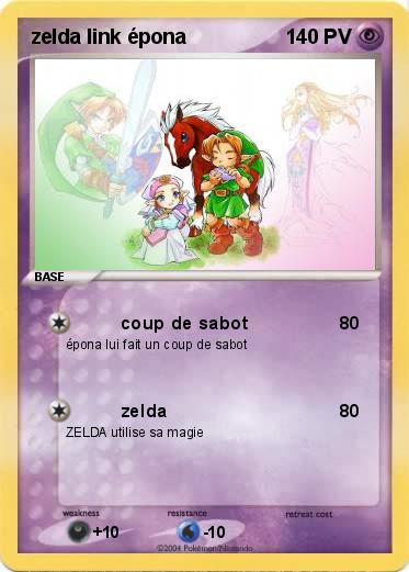 Pokemon zelda link épona