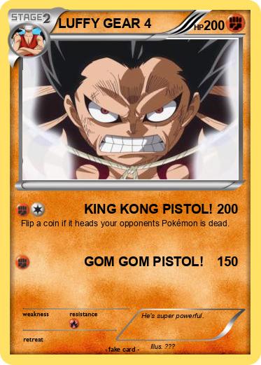 Pokemon LUFFY GEAR 4