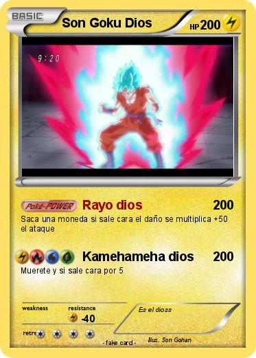 Pokemon Son Goku Dios