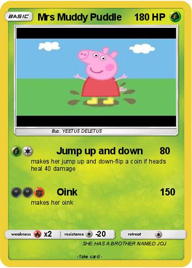 Pokemon Mrs Muddy Puddle