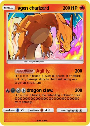 Pokemon agen charizard