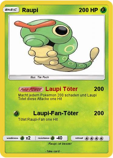 Pokemon Raupi