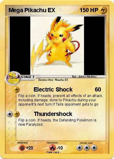 Pokemon Mega Pikachu EX