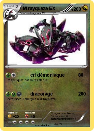 Pokemon M rayquaza EX