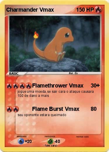 Pokemon Charmander Vmax