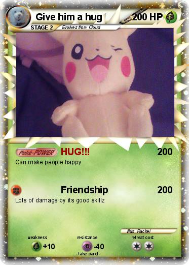 Pokemon Give him a hug