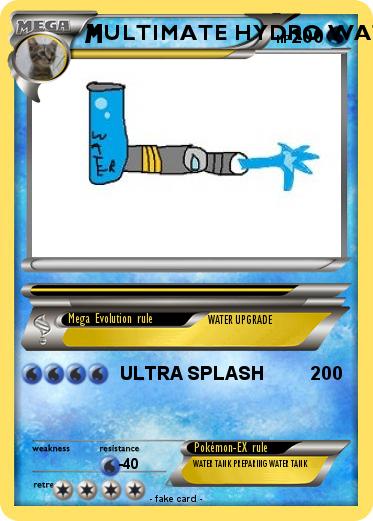 Pokemon ULTIMATE HYDRO WATER CANNON