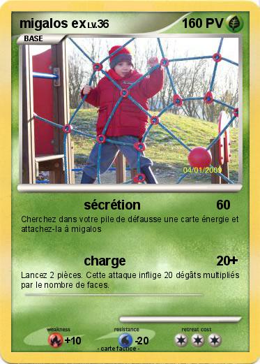 Pokemon migalos ex
