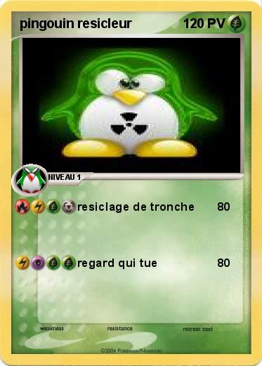 Pokemon pingouin resicleur