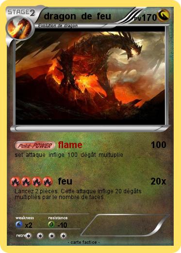 Pokemon dragon  de  feu