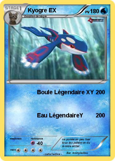 Pokemon Kyogre EX