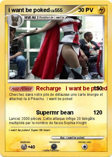 Pokemon i want be poked