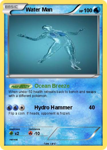 Pokemon Water Man