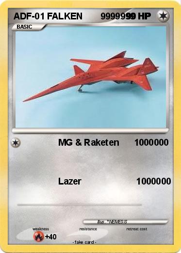 Pokemon ADF-01 FALKEN       9999999 HP