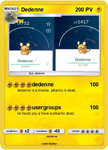 Pokemon Dedenne