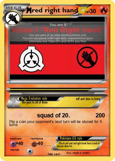 Pokemon red right hand