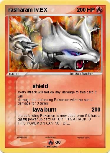 Pokemon rasharam lv.EX