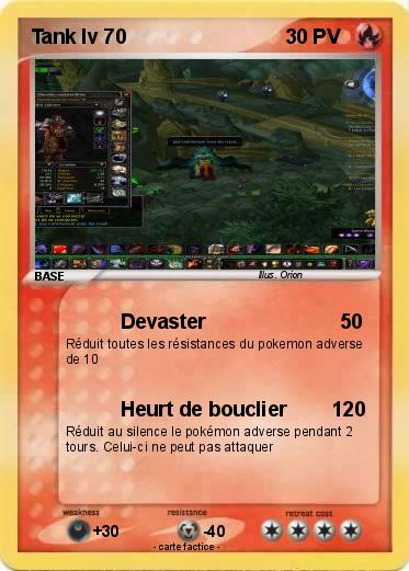 Pokemon Tank lv 70