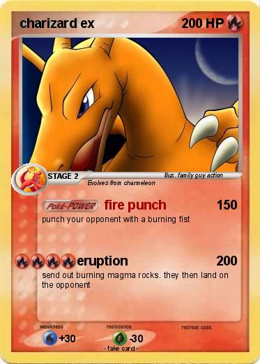 Pokemon charizard ex
