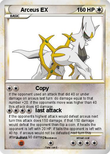 Pokemon Arceus EX