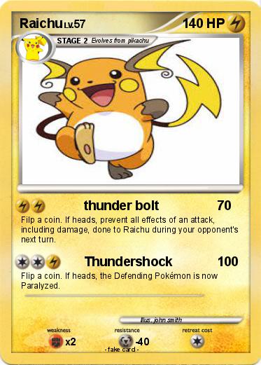 Pokemon Raichu