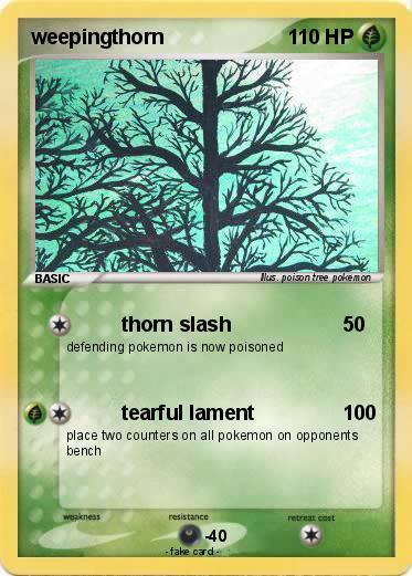 Pokemon weepingthorn