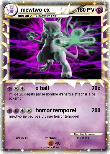 Pokemon mewtwo ex