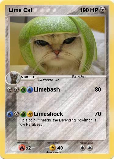 Pokemon Lime Cat