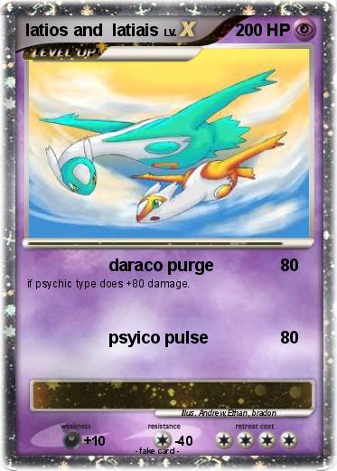 Pokemon latios and  latiais