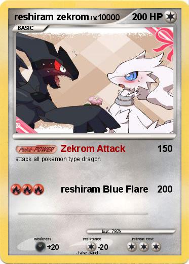 Pokemon reshiram zekrom