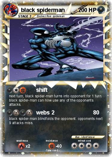Pokemon black spiderman