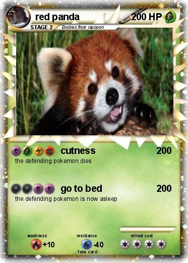 Pokemon red panda