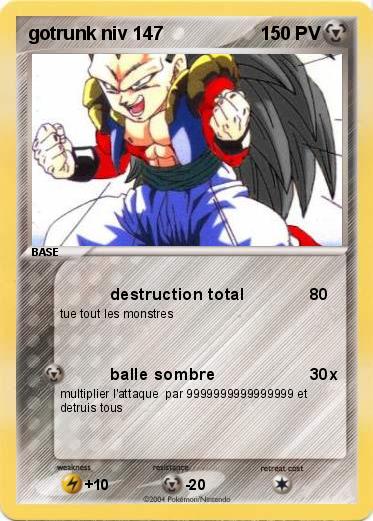 Pokemon gotrunk niv 147