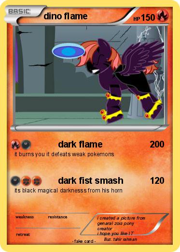 Pokemon dino flame