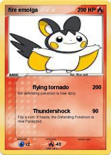 Pokemon fire emolga