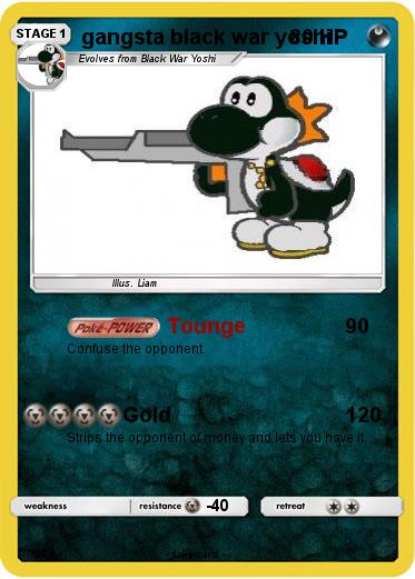 Pokemon gangsta black war yoshi